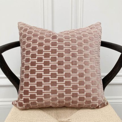pink cushion inspired by the 1960s Bakerloo Line