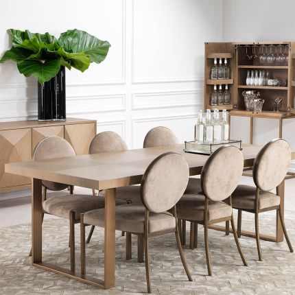 Eichholtz Scribe Dining Chair - Greige