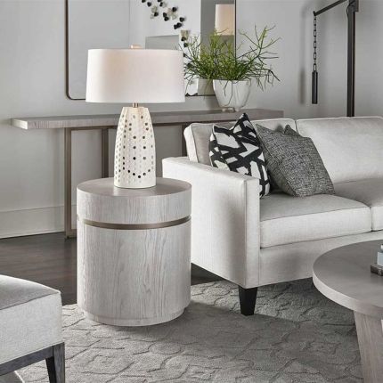 Huston Round Accent Table