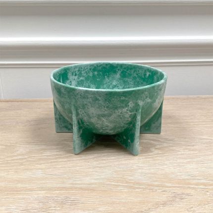 Jonathan Adler jade green glazed bowl