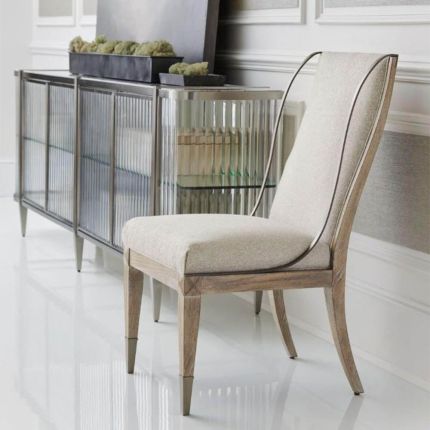 Caracole Curved Open Arms Dining Chair