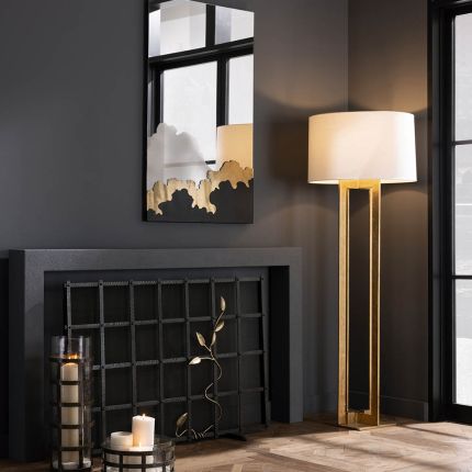 Hoyt Floor Lamp - Brass
