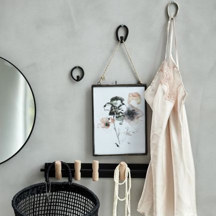 Small black rustic shabby chic photo frame