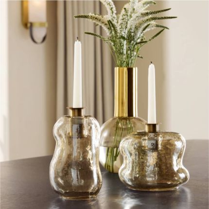Hughes Candleholders, Set of 2