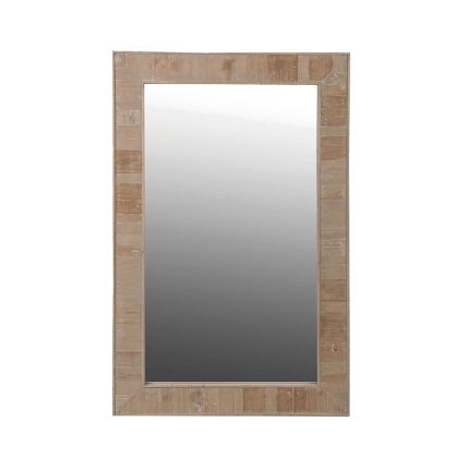Gorgeously rustic wooden framed mirror