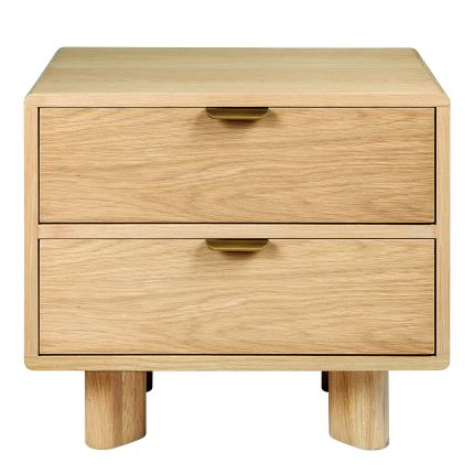 Simona Bedside Table - Light Oak