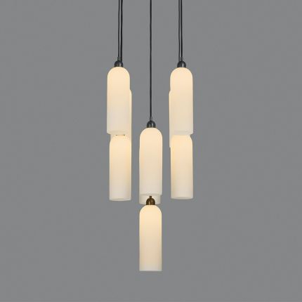 Schwung Odyssey Cluster 9 Chandelier - Black Gunmetal 