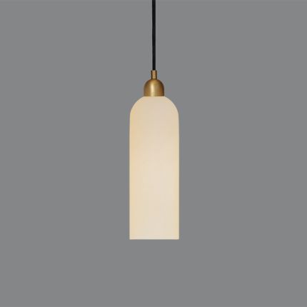 Schwung Odyssey Single Pendant - Medium - Natural Brass