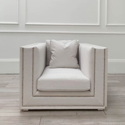 Clearance Bancroft Armchair - Grey Mist