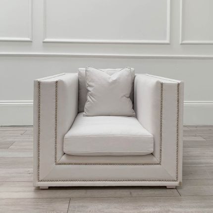 Clearance Bancroft Armchair - Grey Mist