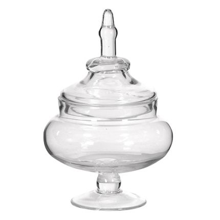 Curved Glass Jar