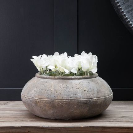 Natural finish bowl/planter