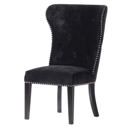 Black Chair With Lion Knocker (Brand New)