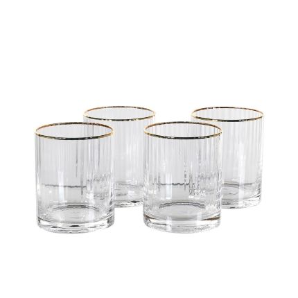 Brompton Tumbler Glasses – Set of 4