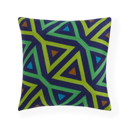 Piccadilly Triangles Cushion