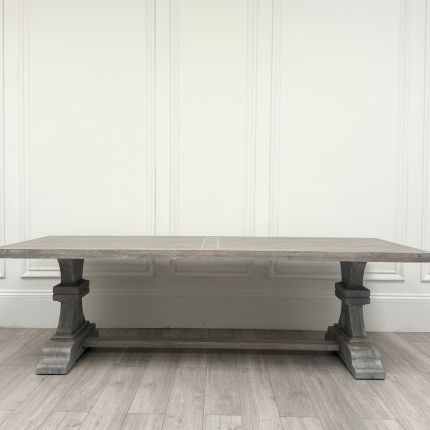 Cheshire Dining Table - French Grey - 260 cm