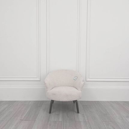Beautiful boucle upholstered armchair