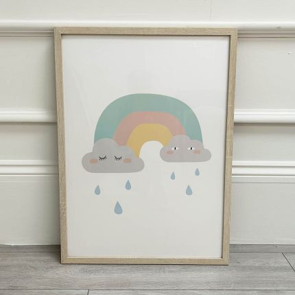 Kids rainbow picture frame 