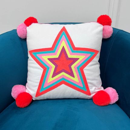 Ex-Display Rainbow Star Cushion