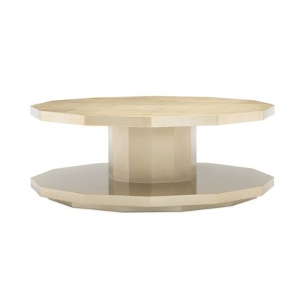 A distinctive and captivating coffee table with a modern appeal