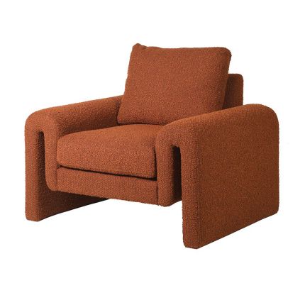 Clarksville Armchair - Boucle Rust