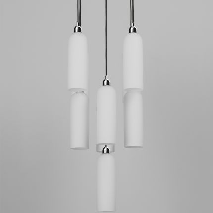 Schwung Odyssey Cluster 9 Chandelier - Polished Nickel