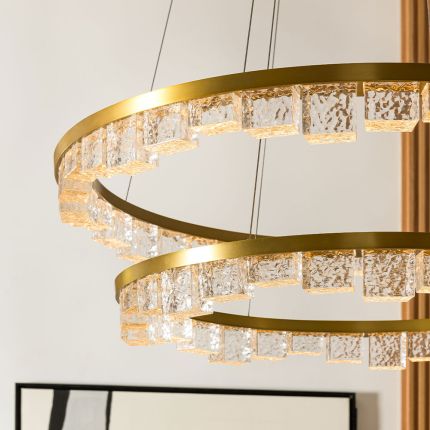 Lustra Two-Tier Chandelier