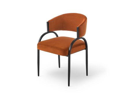 Pavilion Dining Chair (Crib 5) - Megan Oxide & Matt Black