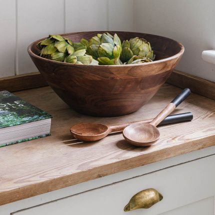 Wren Wooden Serving Bowl