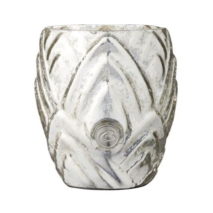 Luxury antique silver votive