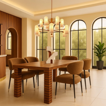 Donna Dining Chair - Capela Fennel Seed - Set of 2