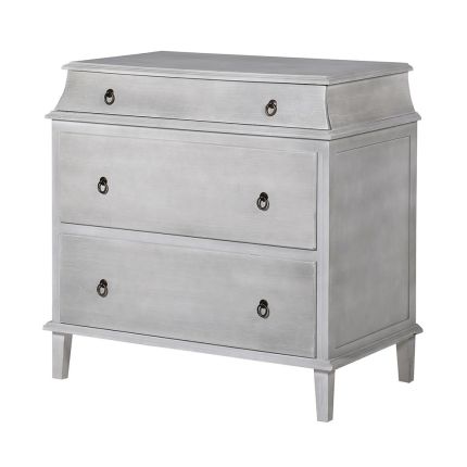 Antique grey 3 drawer chest