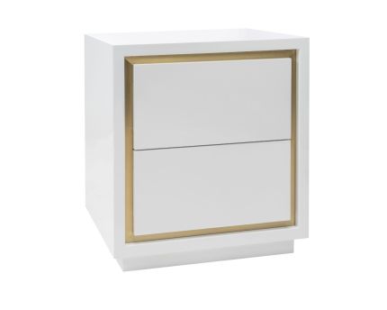 Utopia Bedside Table - White