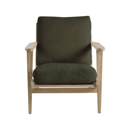 Blanc D'ivoire Jules Armchair - Boucle Khaki
