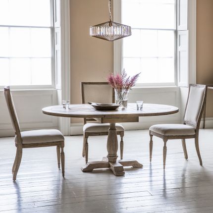 Ambrose Round Dining Table (Extendable)