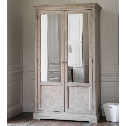 Ambrose Mirror Door Wardrobe