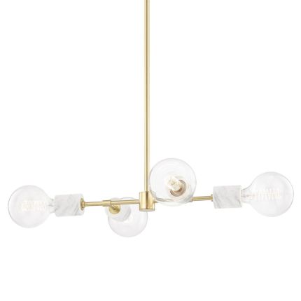 Hudson Valley Asime Pendant – Aged Brass 