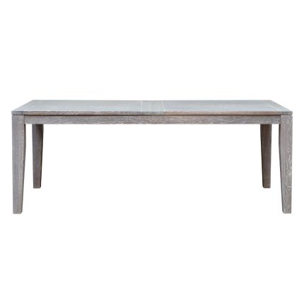 Sleek Hampstead dining table in a new grey finish