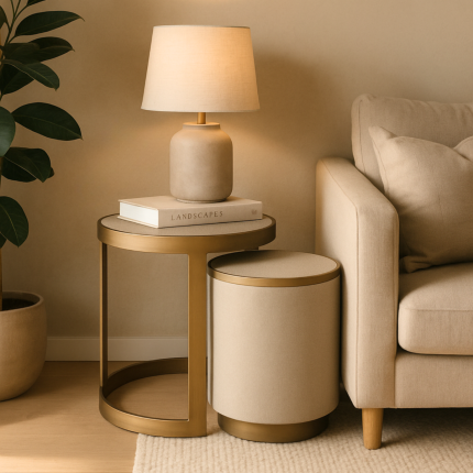 Hazlemere Shagreen Nest of Tables
