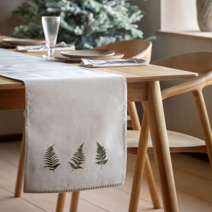 Fern Leaf Table Runner