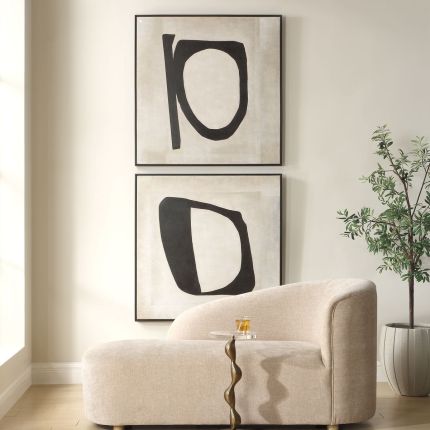 Characters Abstract Art - Set of 2