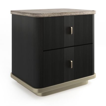 Rhythm Bedside Table - Dark - S