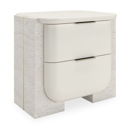 Overlap Bedside Table - Light - S