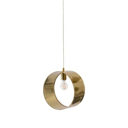 single gorgeous golden pendant light