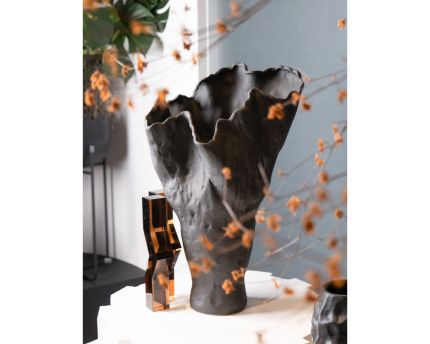 Argyle Black Vase