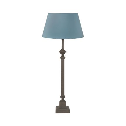 Charming ash grey iron side lamp