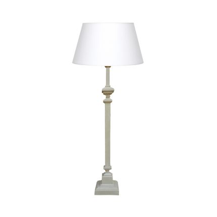 Luxury class grey iron side lamp