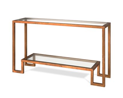 Ming Console Table - Antique Gold
