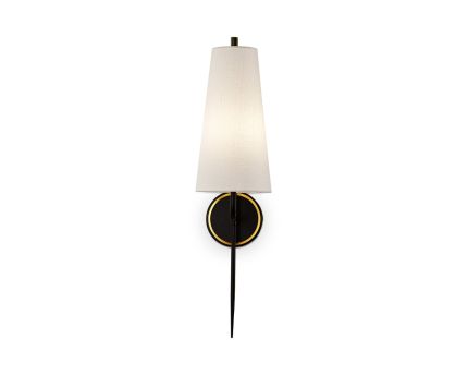 Serpa Wall Light - White, Black & Brass