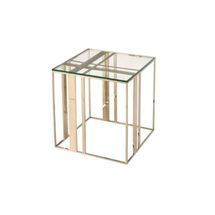 Lafayette Side Table - Polished Brass